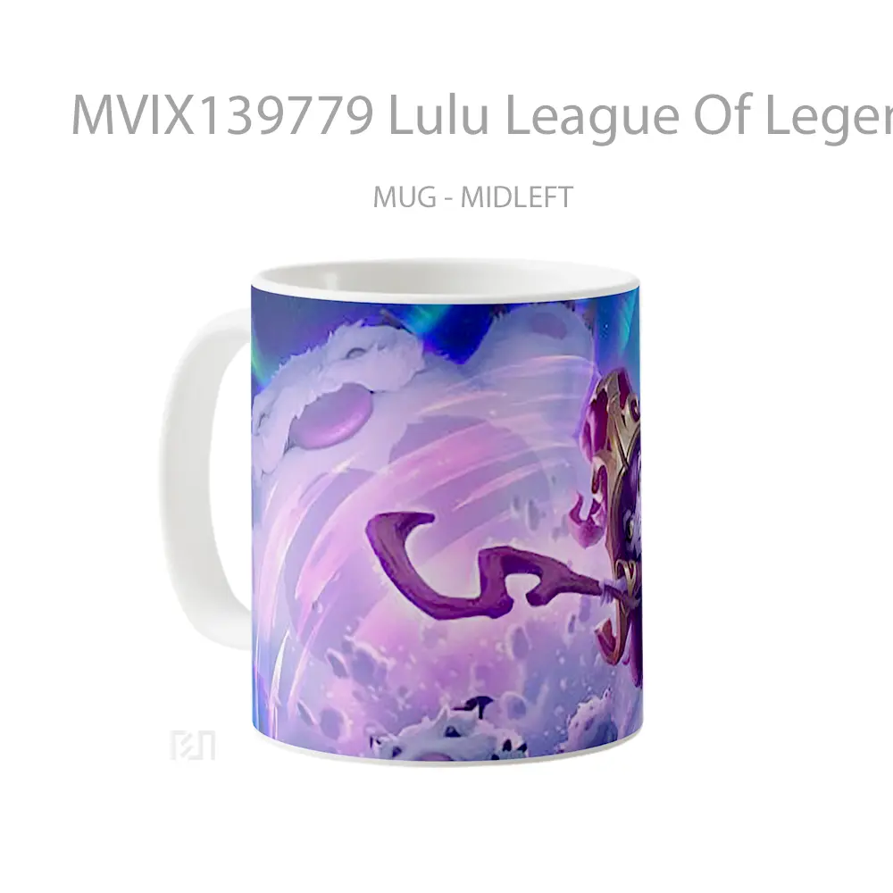 Mug Lulu League Of Legends Wild Rift Cangkir Gamer - All-side / Desain
