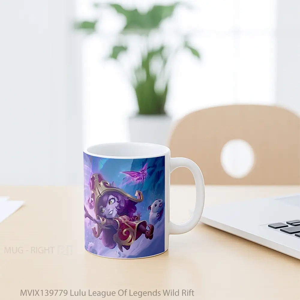 Mug Lulu League Of Legends Wild Rift Cangkir Gamer - All-side / Desain