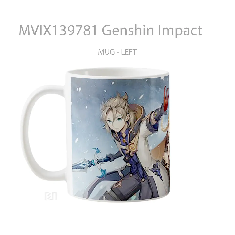 Mug Genshin Impact Cangkir Gamer - All-side / Desain