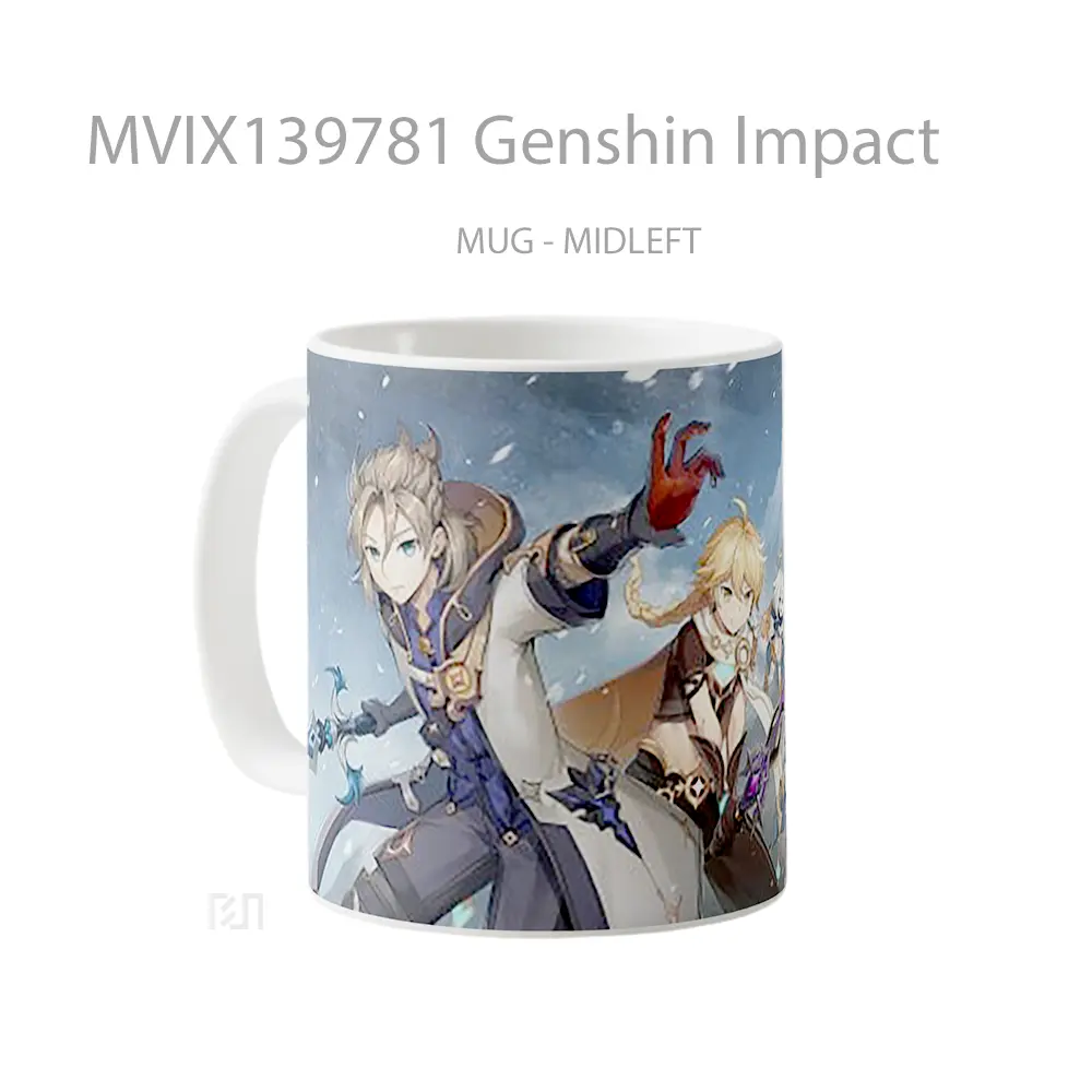 Mug Genshin Impact Cangkir Gamer - All-side / Desain