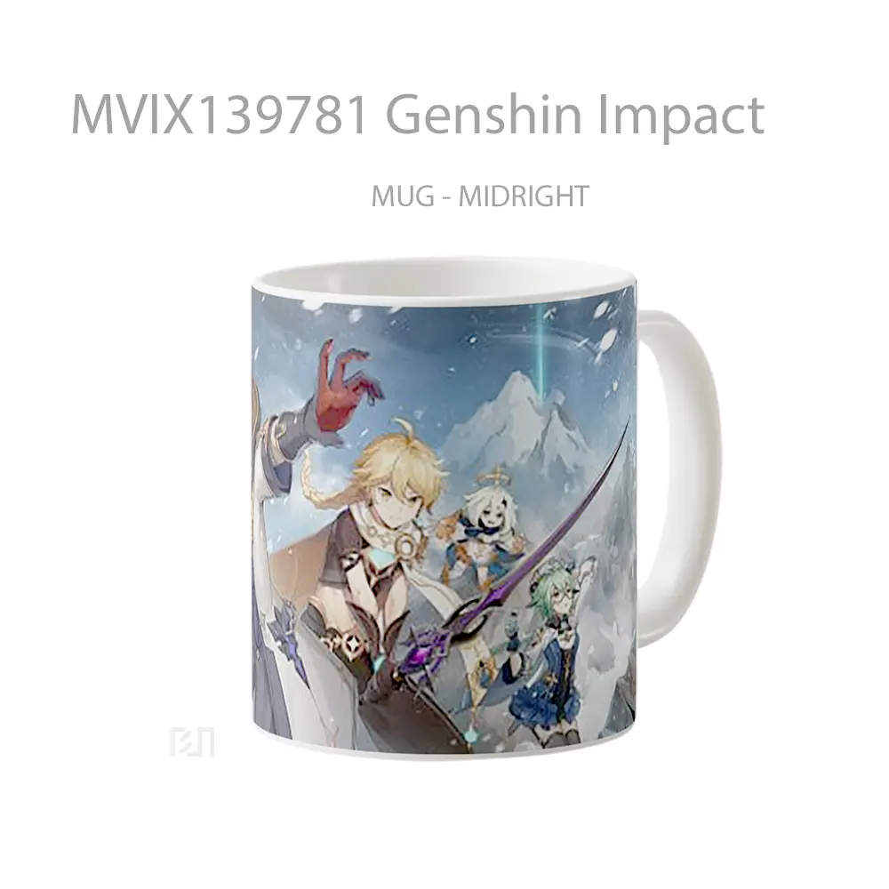 Mug Genshin Impact Cangkir Gamer - All-side / Desain