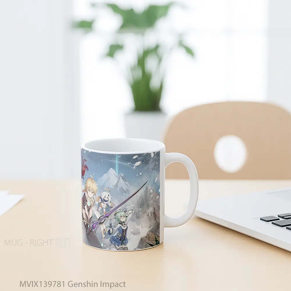 Mug Genshin Impact Cangkir Gamer - All-side / Desain