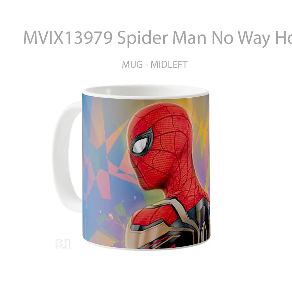 Mug Spider Man No Way Home Fanart V1 Gelas Superhero - All-side / Desain