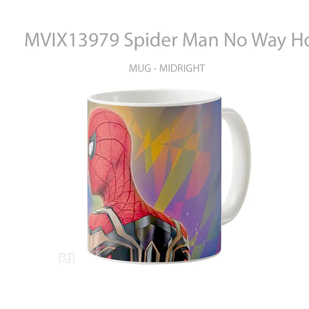 Mug Spider Man No Way Home Fanart V1 Gelas Superhero - All-side / Desain