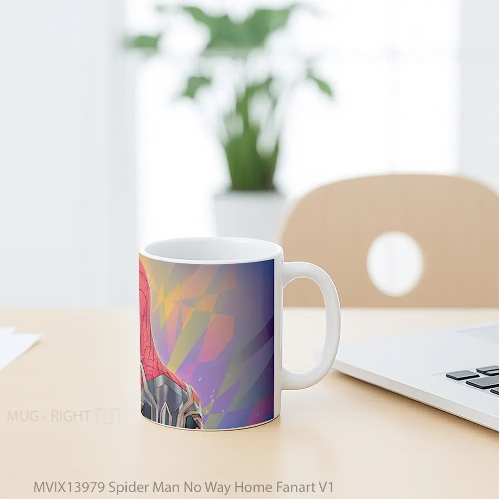 Mug Spider Man No Way Home Fanart V1 Gelas Superhero - All-side / Desain