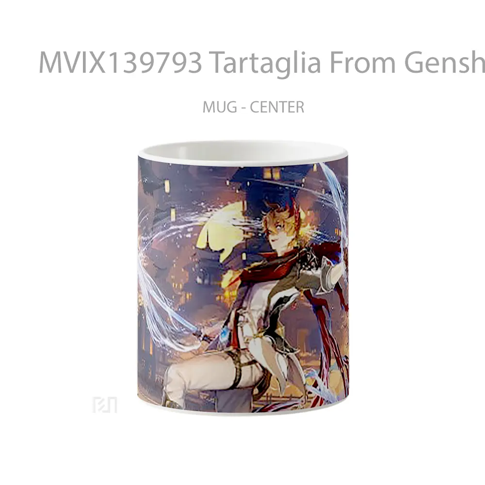 Mug Tartaglia From Genshin Impact Cangkir Gamer