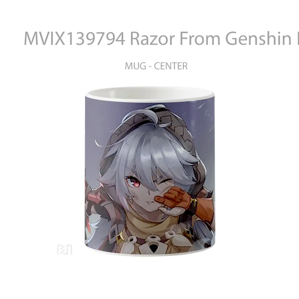 Mug Razor From Genshin Impact Cangkir Gamer