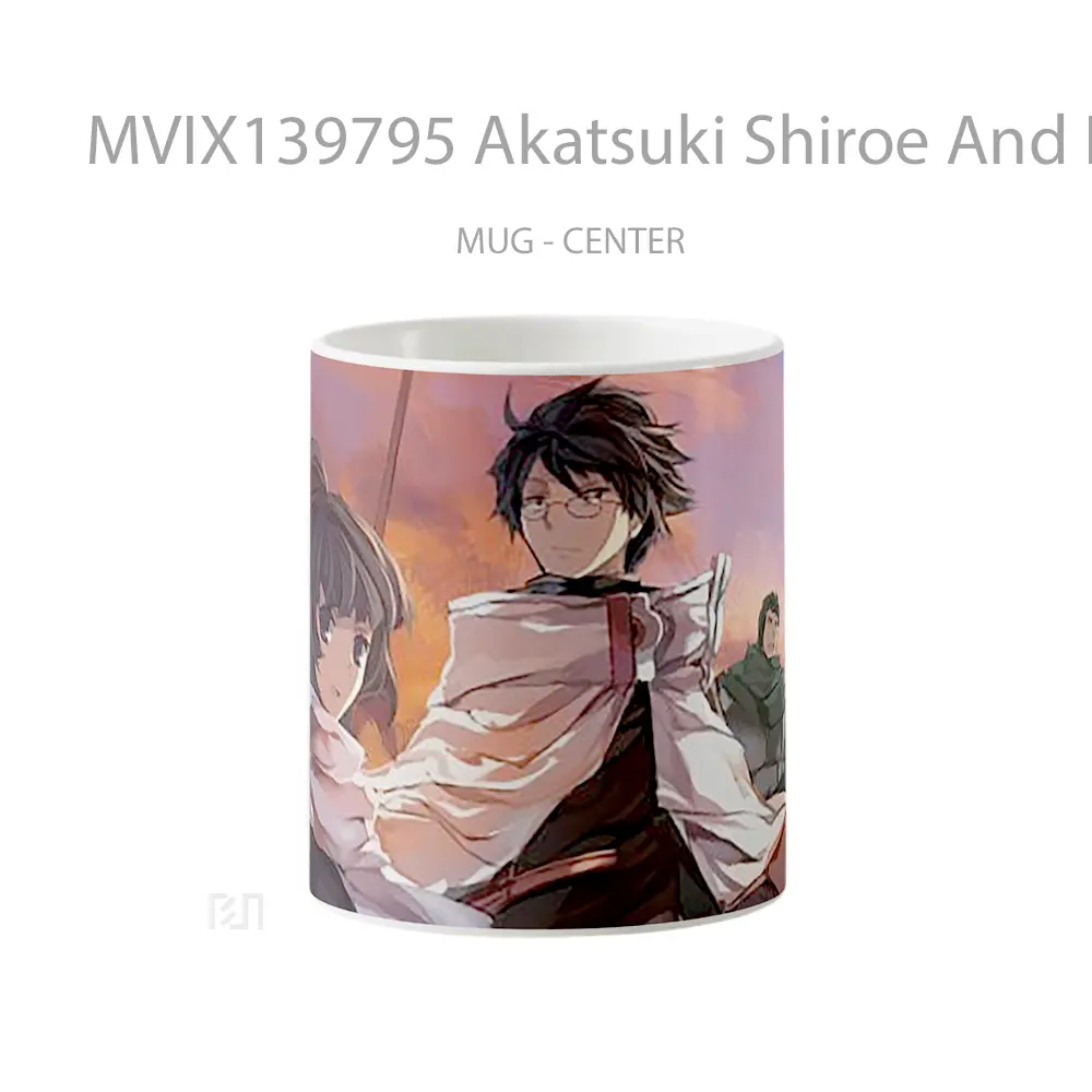 Mug Akatsuki Shiroe And Naotsugu De Log Horizon Gelas Keramik Unik