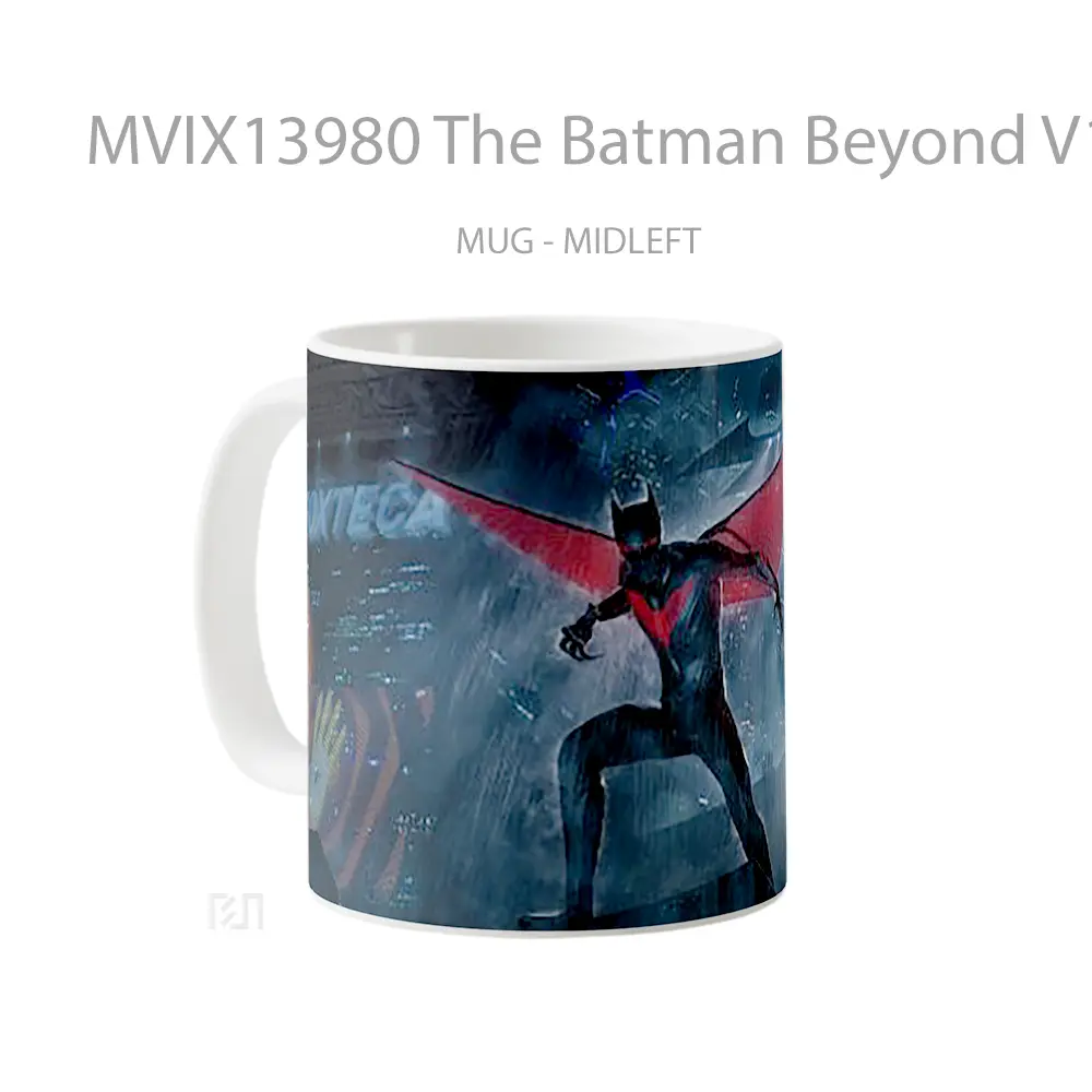 Mug The Batman Beyond V1 Gelas Superhero - All-side / Desain