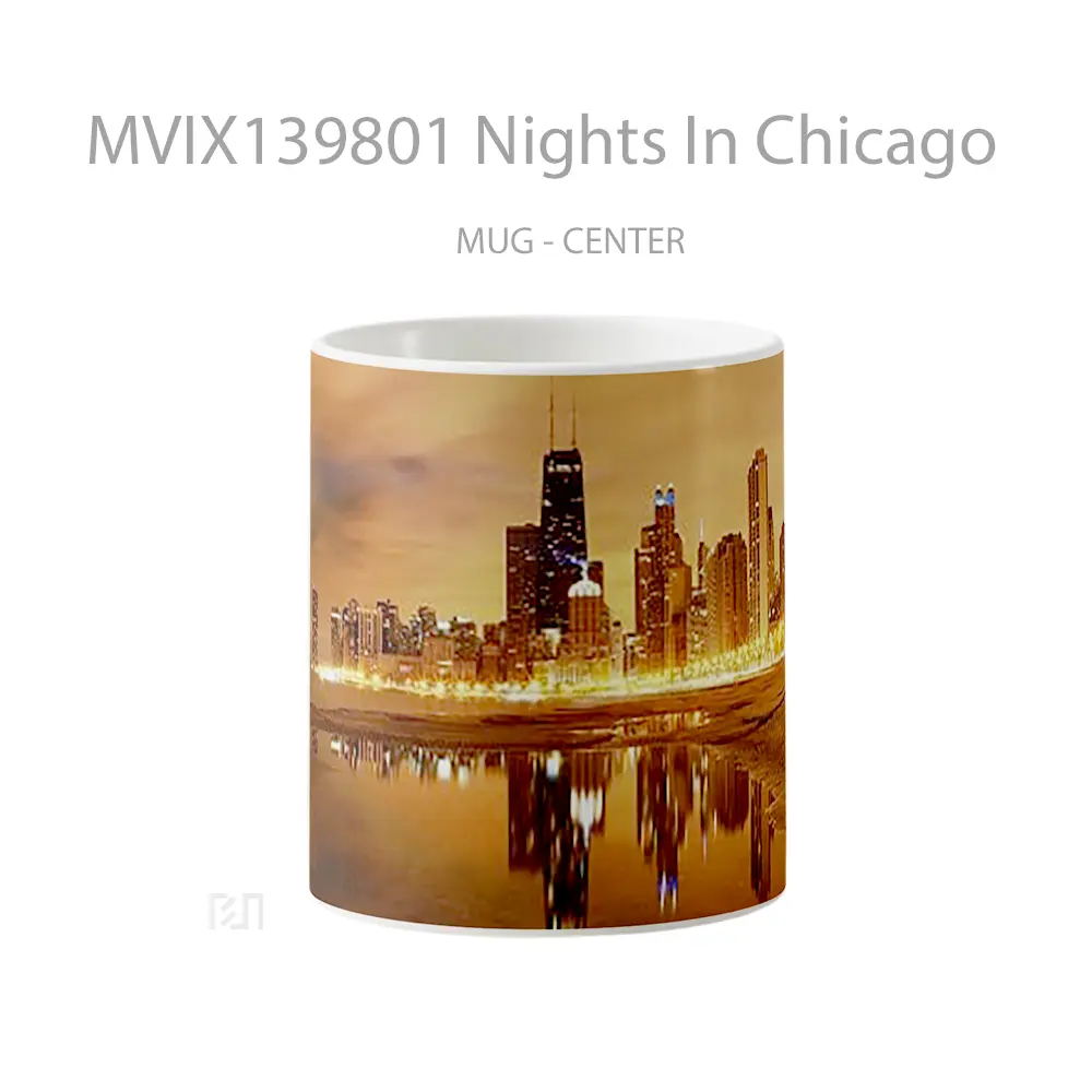 Mug Nights In Chicago Gelas Keramik Unik