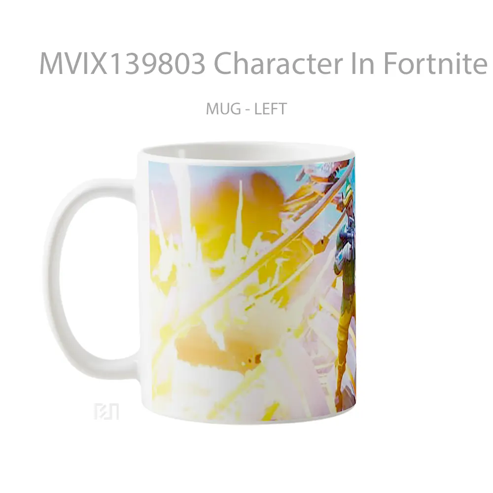 Mug Character In Fortnite Battle Royale Cangkir Gamer - All-side / Desain