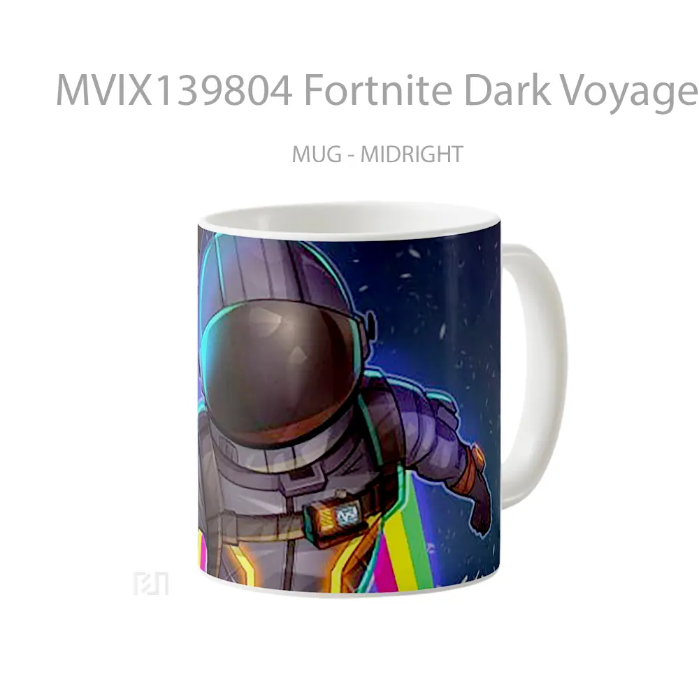 Mug Fortnite Dark Voyager Fanart Cangkir Gamer - All-side / Desain