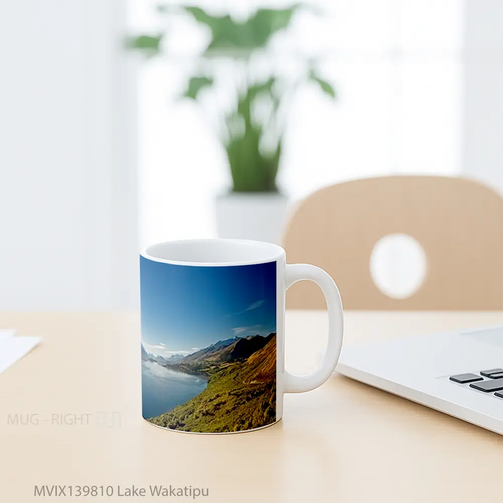 Mug Lake Wakatipu Gelas Pemandangan Alam - All-side / Desain