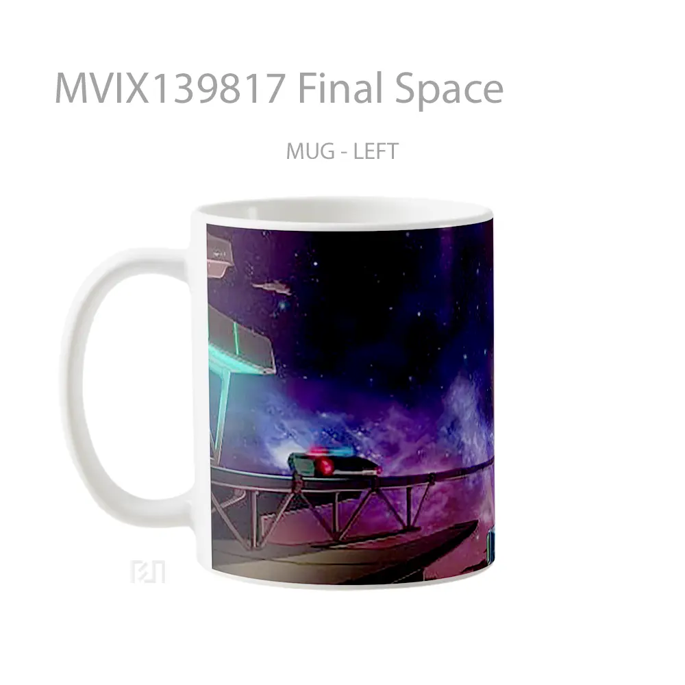 Mug Final Space Gelas Astronomi - All-side / Desain