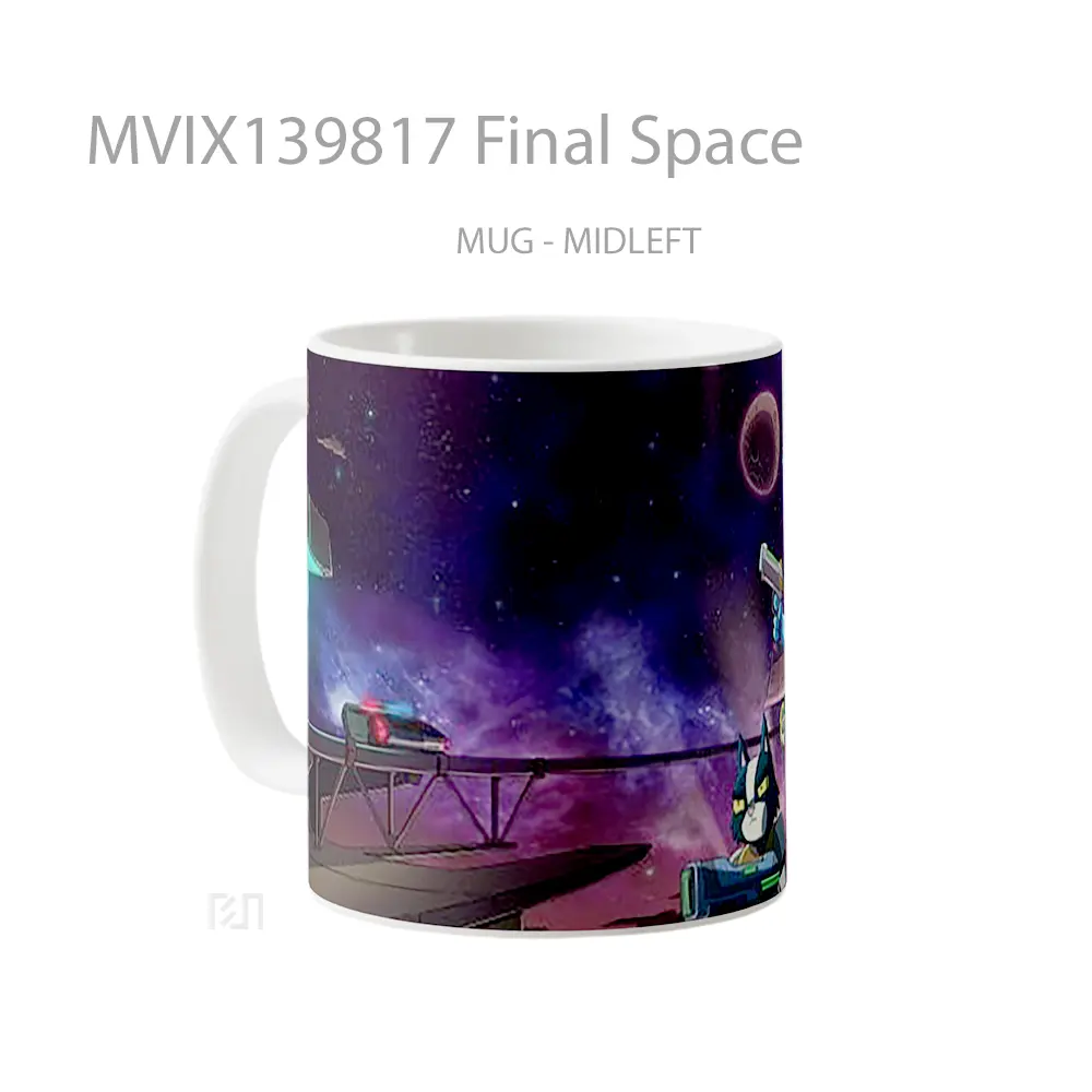 Mug Final Space Gelas Astronomi - All-side / Desain