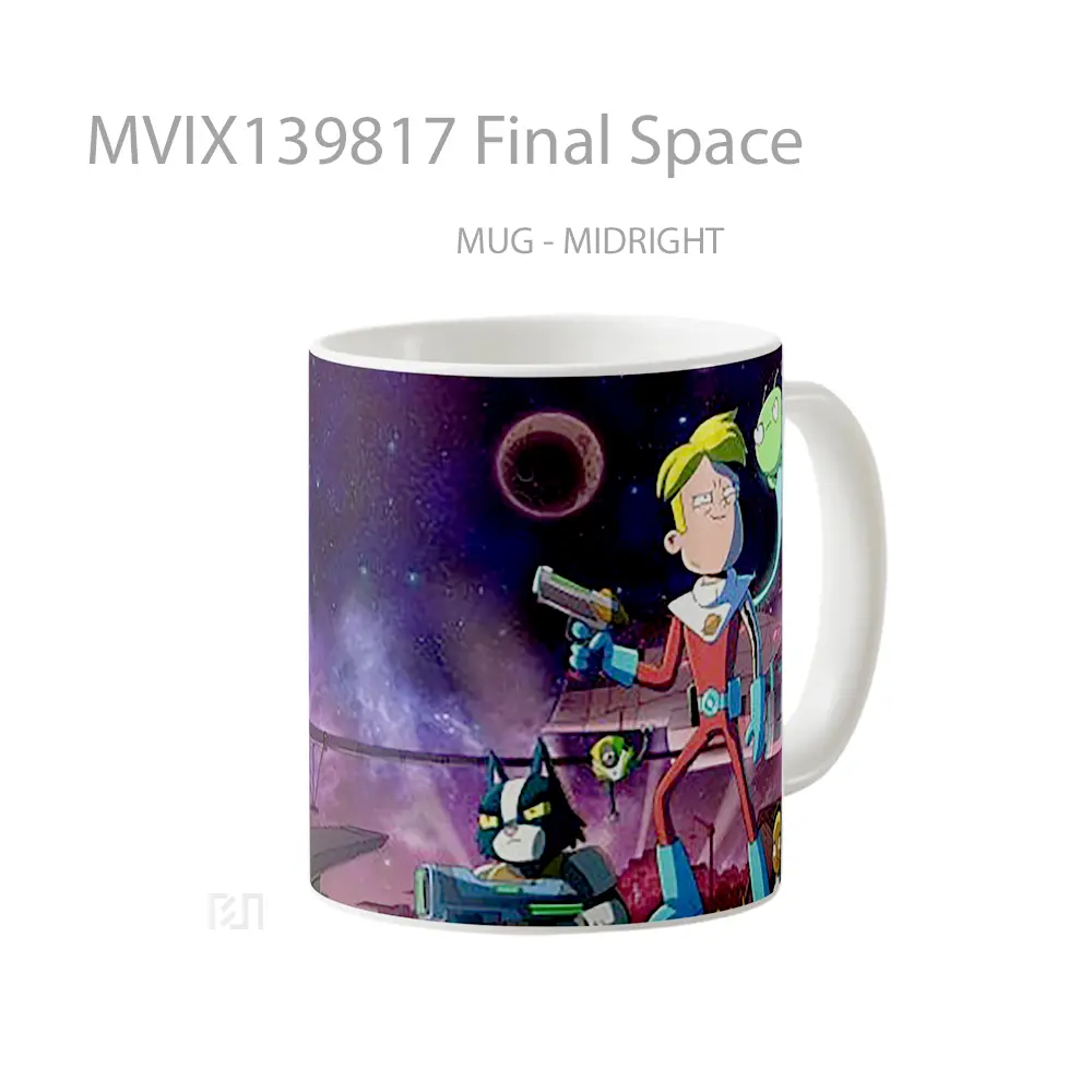 Mug Final Space Gelas Astronomi - All-side / Desain