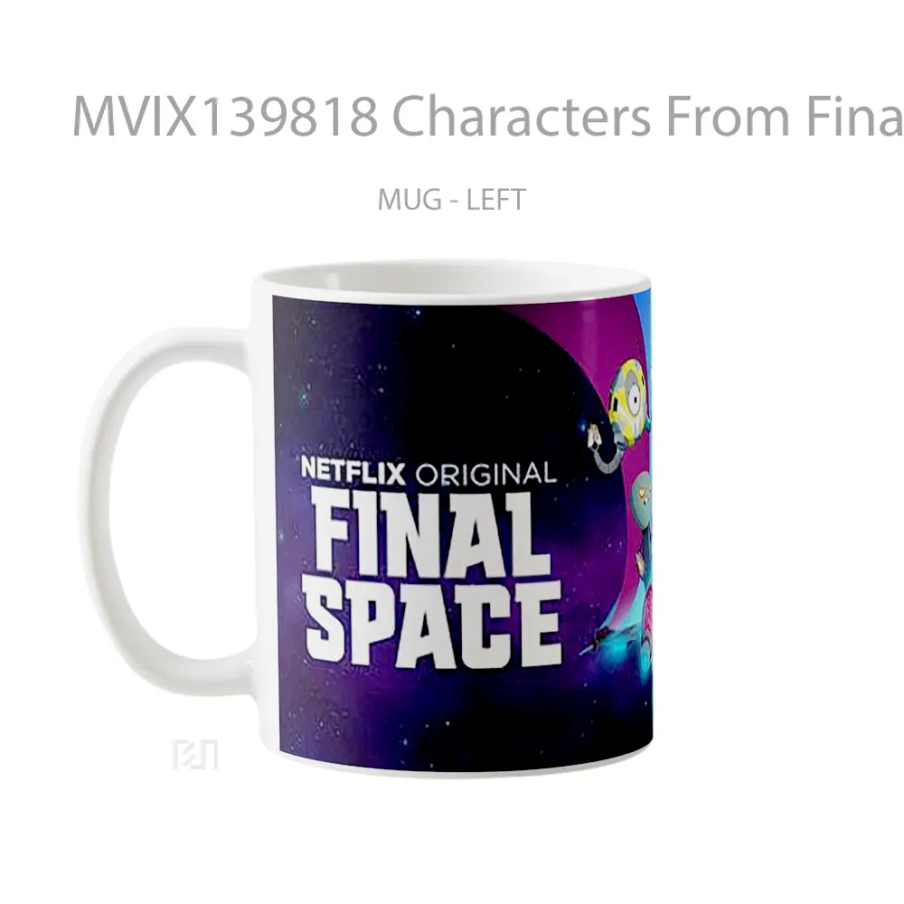 Mug Characters From Final Space Gelas Astronomi - All-side / Desain