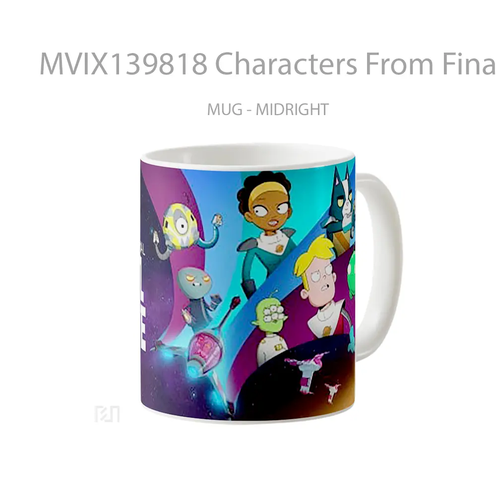 Mug Characters From Final Space Gelas Astronomi - All-side / Desain