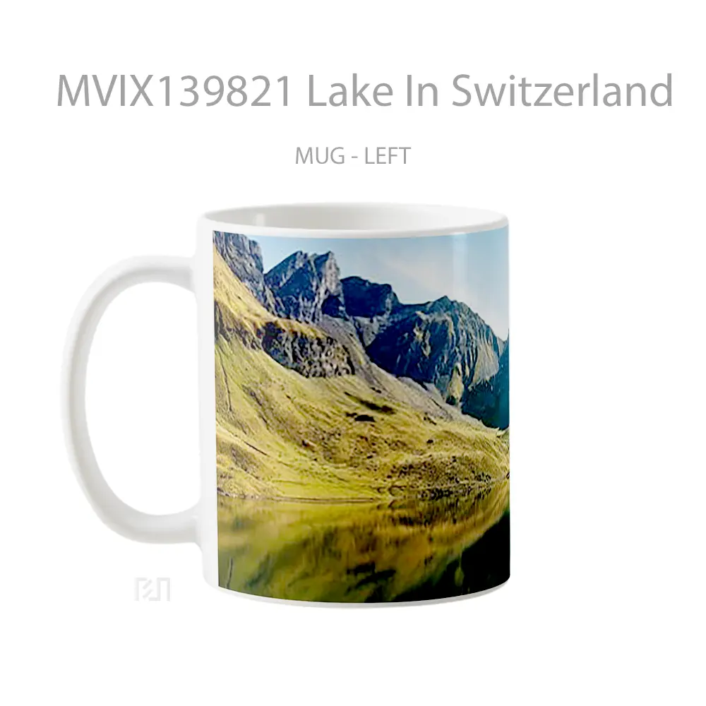 Mug Lake In Switzerland Gelas Pemandangan Alam - All-side / Desain