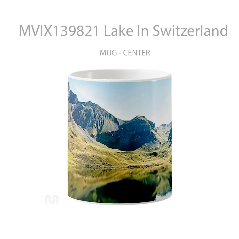 Mug Lake In Switzerland Gelas Pemandangan Alam