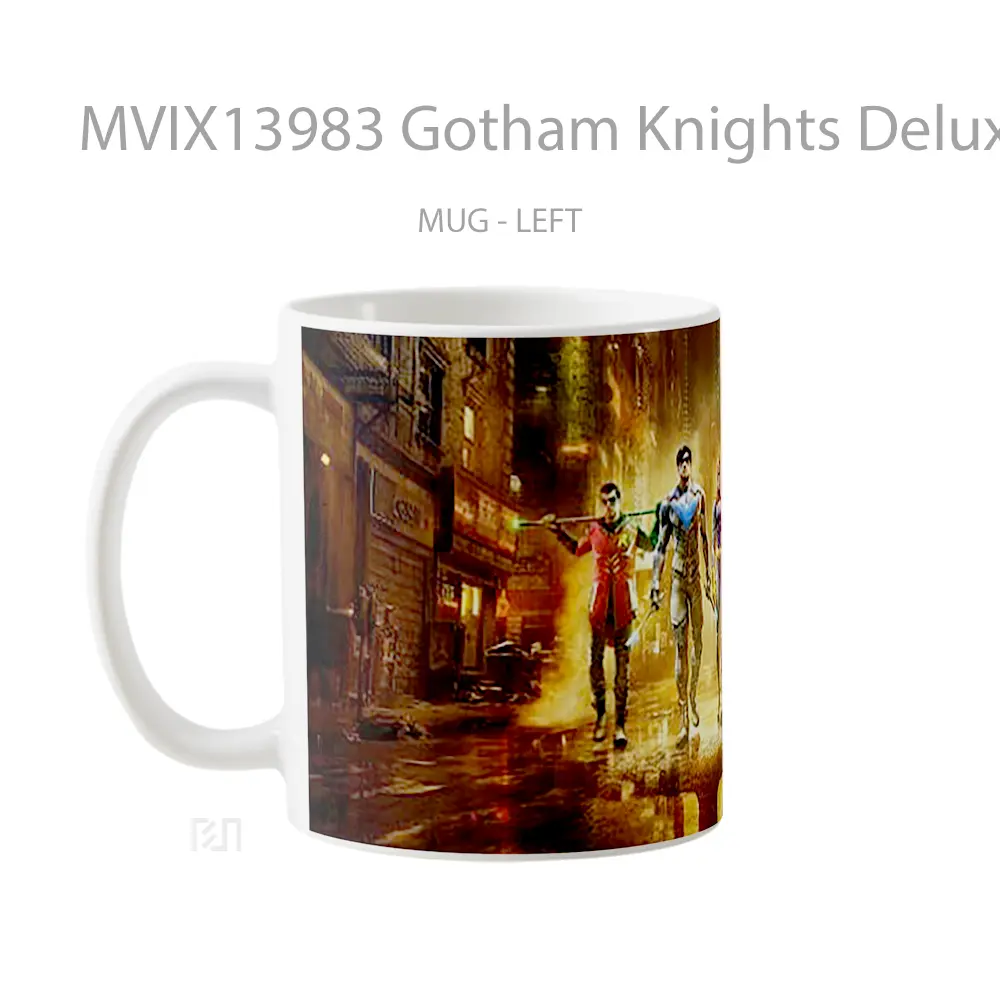 Mug Gotham Knights Deluxe Edition Gelas Fantasi - All-side / Desain