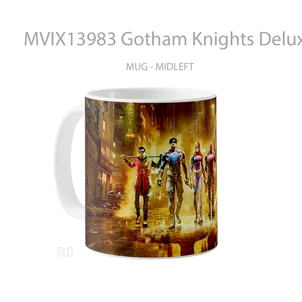 Mug Gotham Knights Deluxe Edition Gelas Fantasi - All-side / Desain