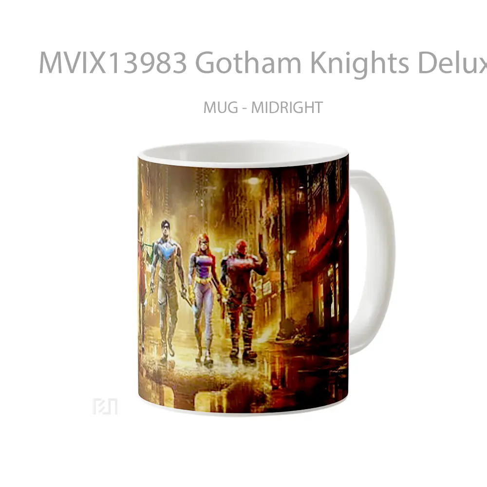 Mug Gotham Knights Deluxe Edition Gelas Fantasi - All-side / Desain