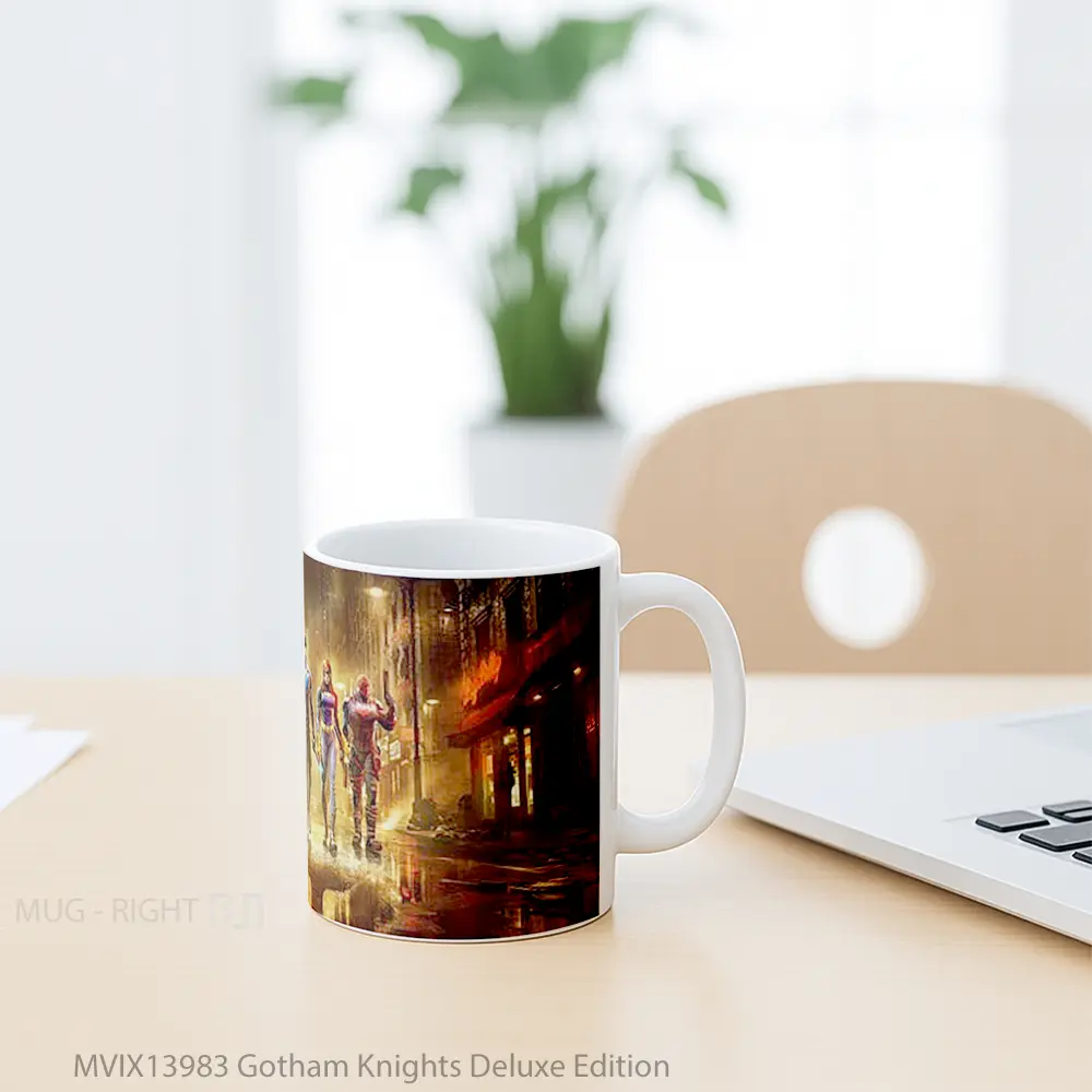 Mug Gotham Knights Deluxe Edition Gelas Fantasi - All-side / Desain