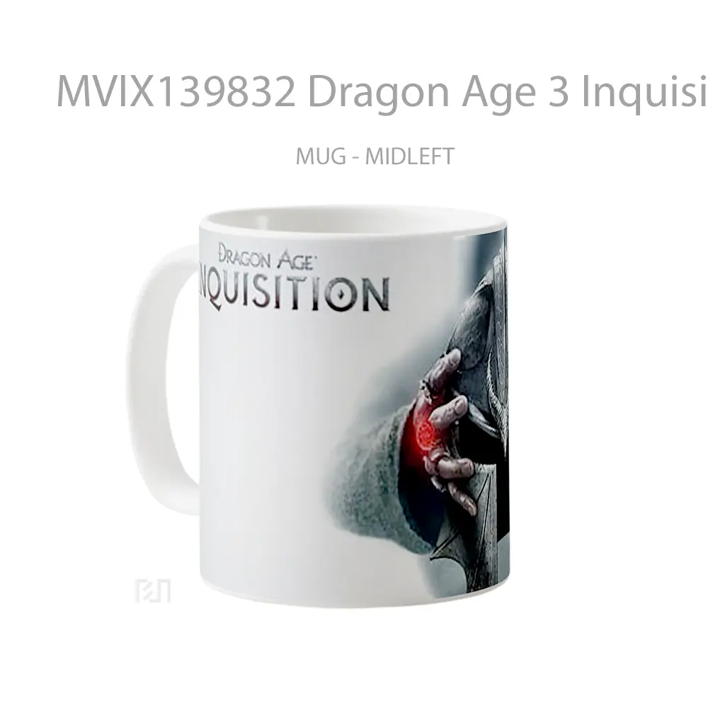 Mug Dragon Age 3 Inquisition Gelas Fantasi - All-side / Desain