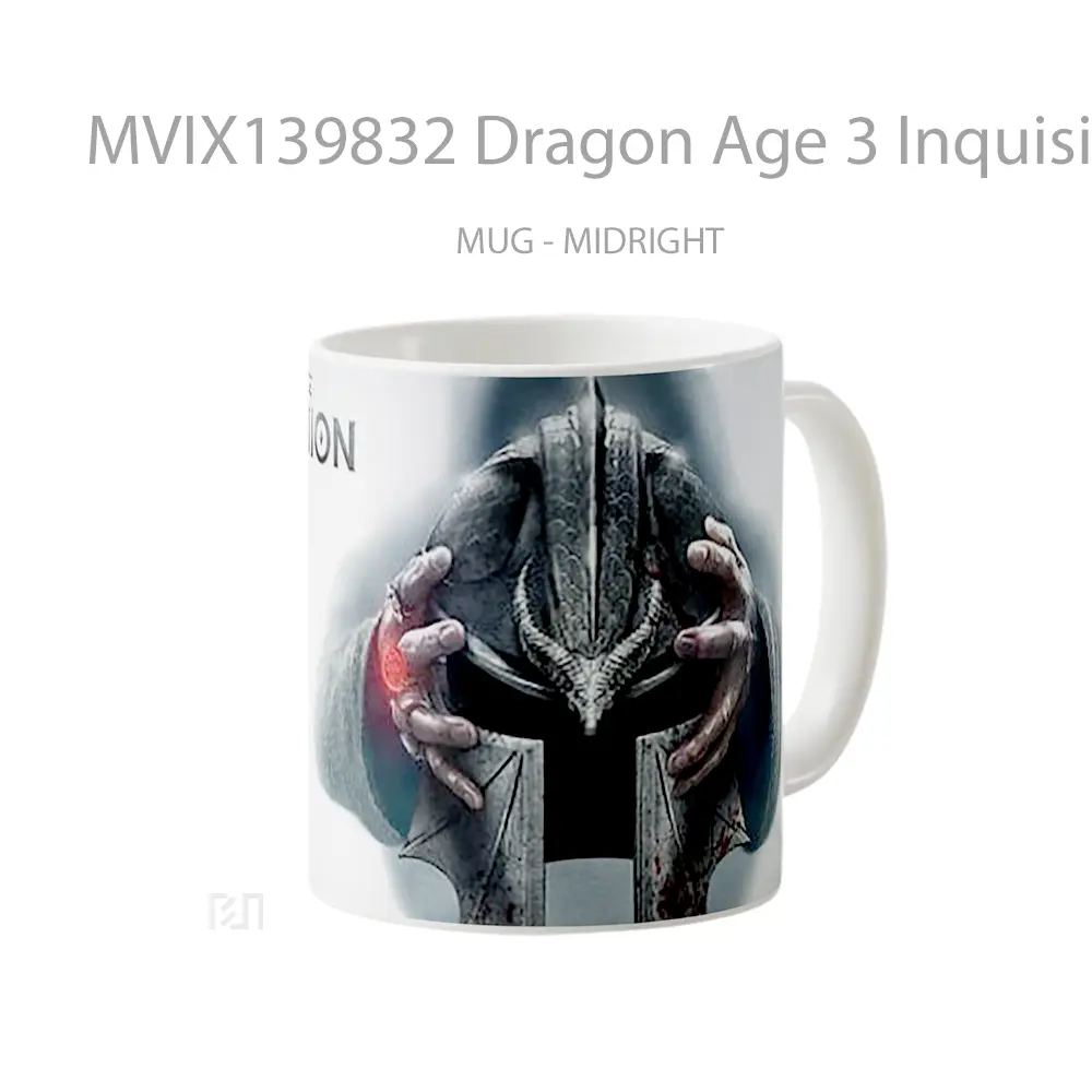 Mug Dragon Age 3 Inquisition Gelas Fantasi - All-side / Desain