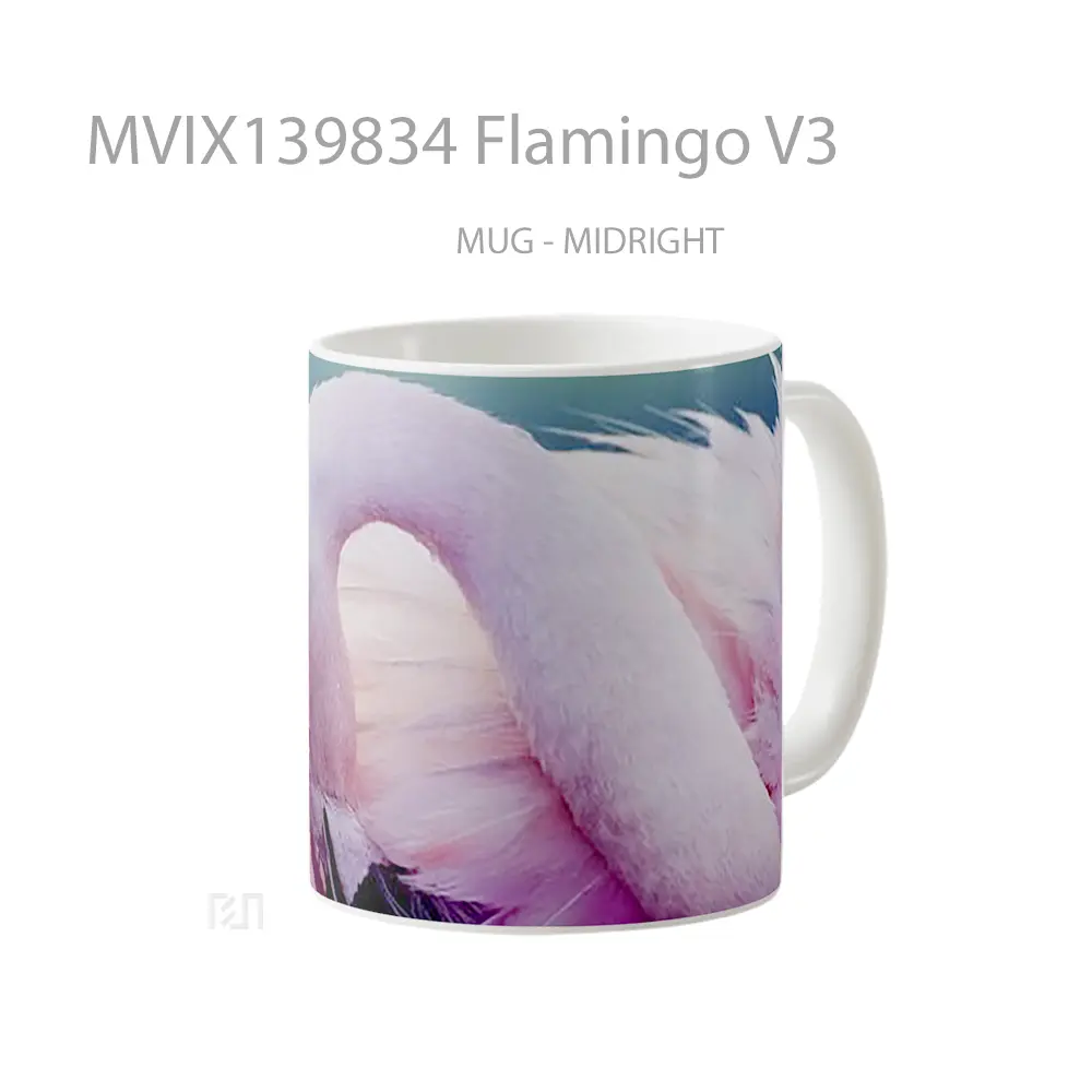 Mug Flamingo V3 Gelas Keramik Unik - All-side / Desain