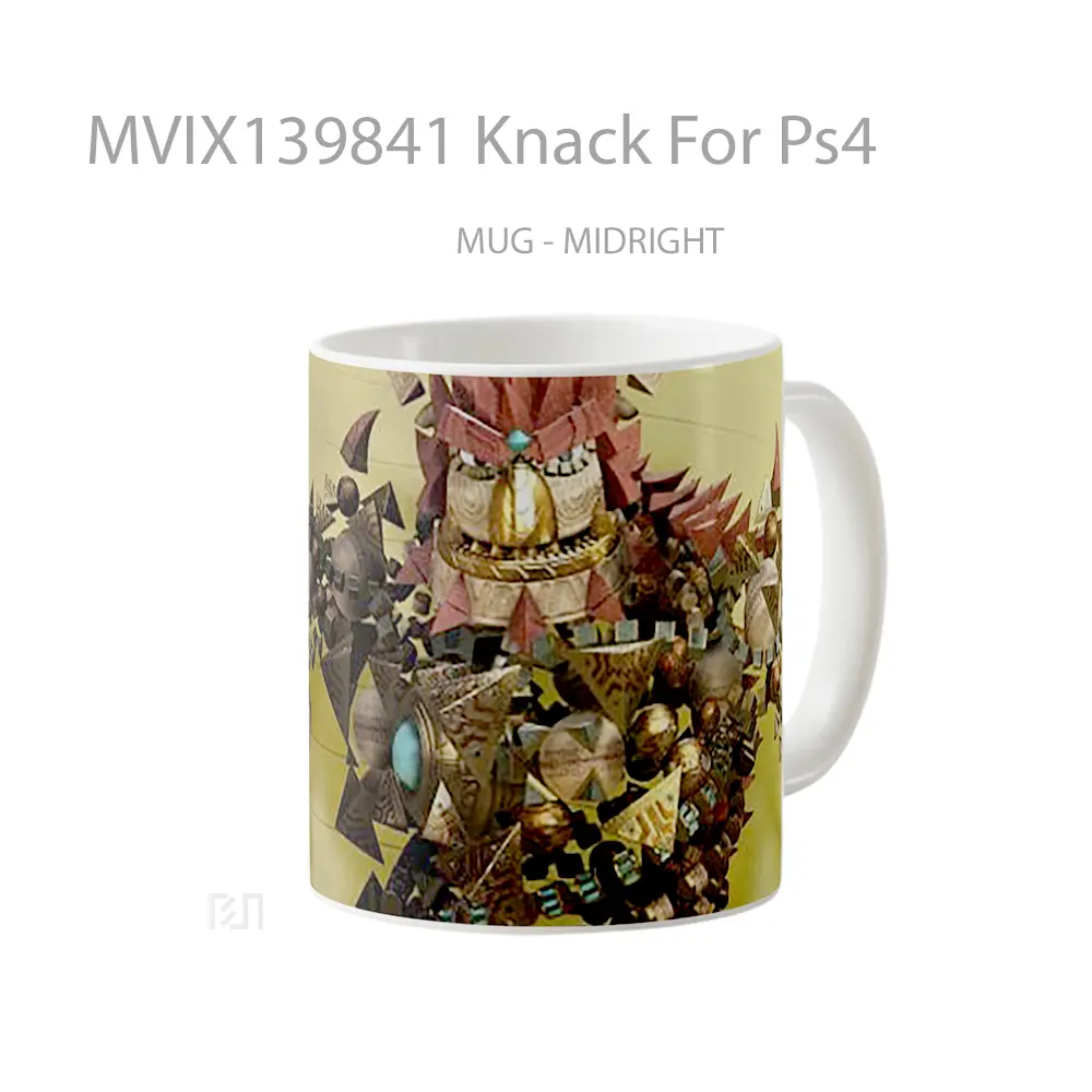Mug Knack For Ps4 Gelas Keramik Unik - All-side / Desain
