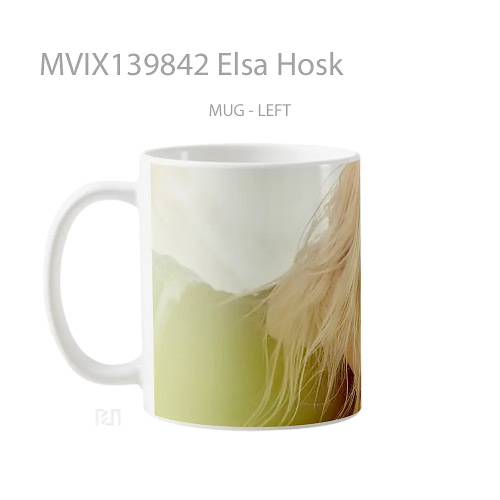 Mug Elsa Hosk Gelas Keramik Unik - All-side / Desain