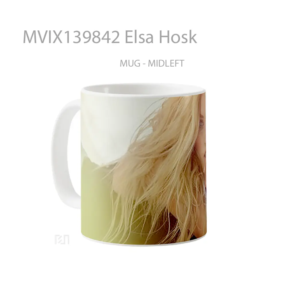 Mug Elsa Hosk Gelas Keramik Unik - All-side / Desain