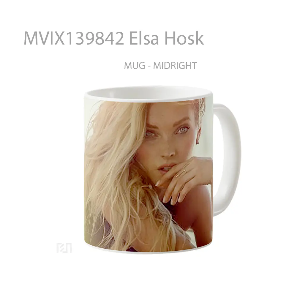 Mug Elsa Hosk Gelas Keramik Unik - All-side / Desain