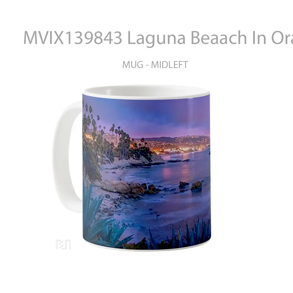 Mug Laguna Beaach In Orange County Gelas Keramik Unik - All-side / Desain