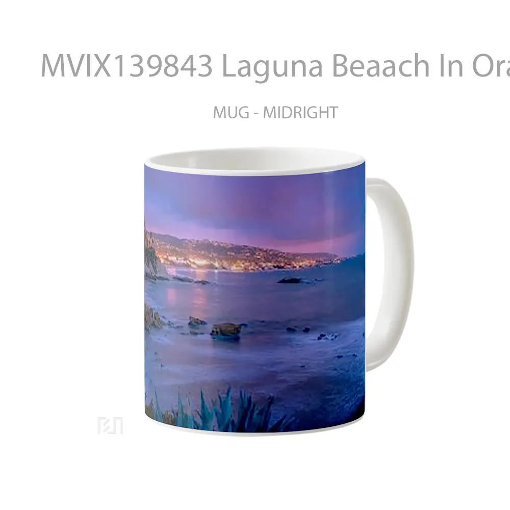 Mug Laguna Beaach In Orange County Gelas Keramik Unik - All-side / Desain