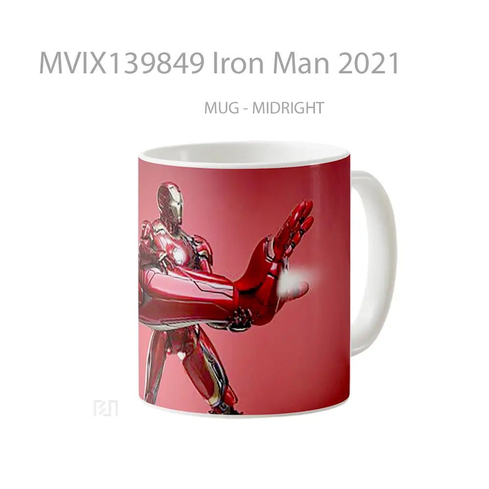 Mug Iron Man 2021 Gelas Superhero - All-side / Desain