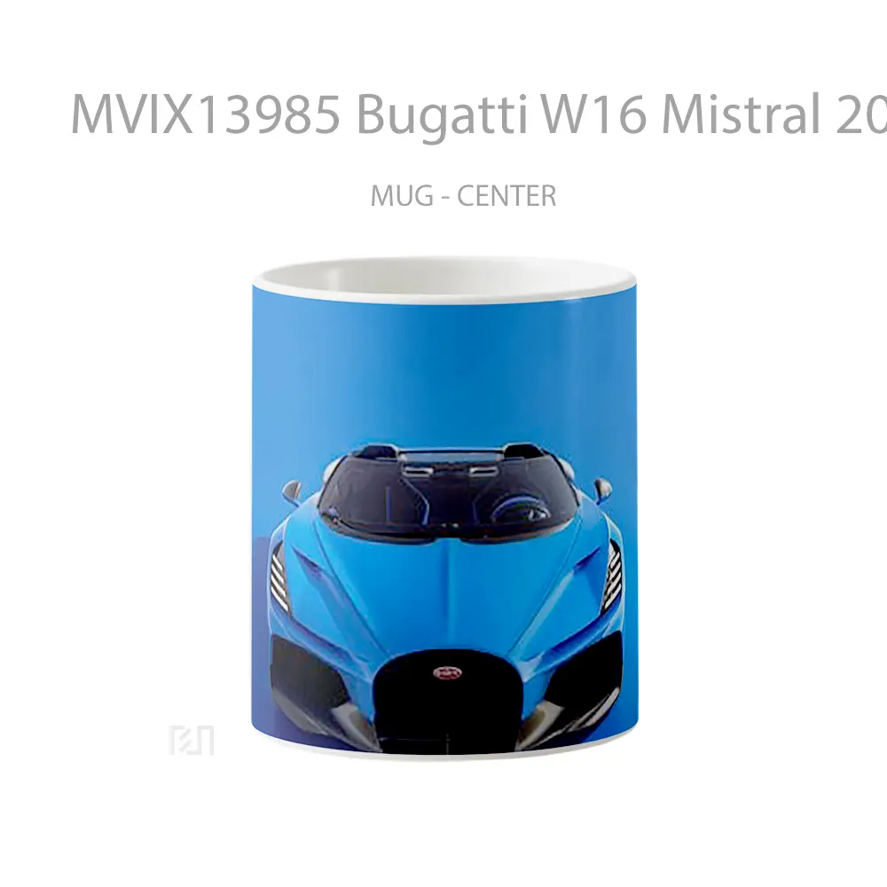 Mug Bugatti W16 Mistral 2024 Cangkir Mobil