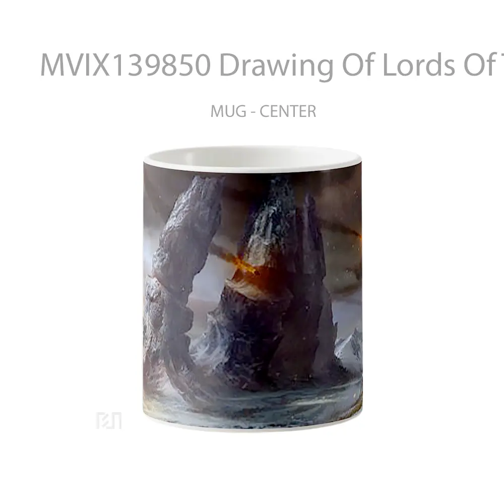 Mug Drawing Of Lords Of The Fallen Gelas Keramik Unik