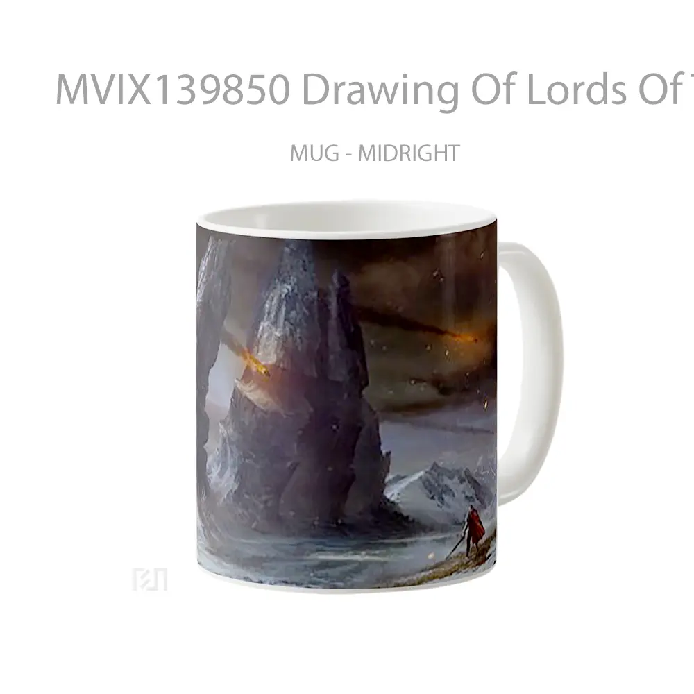 Mug Drawing Of Lords Of The Fallen Gelas Keramik Unik - All-side / Desain
