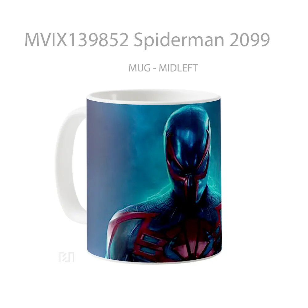 Mug Spiderman 2099 Gelas Superhero - All-side / Desain