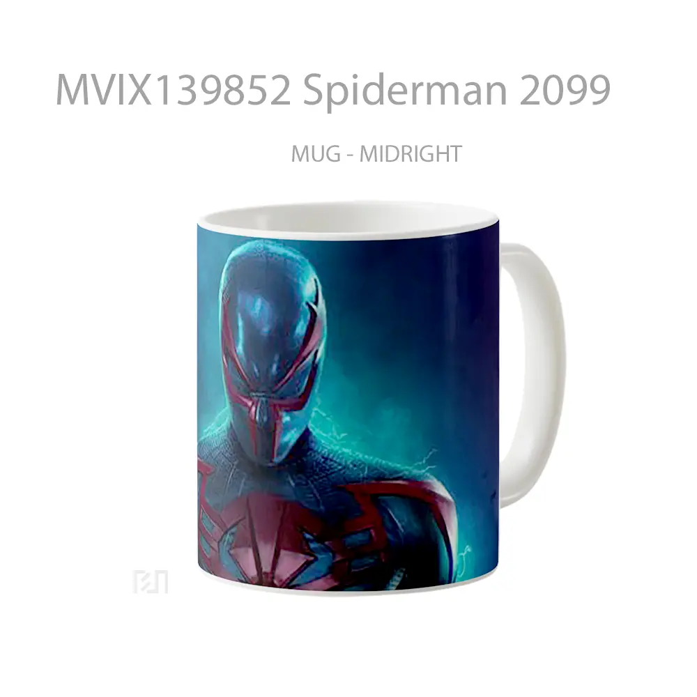 Mug Spiderman 2099 Gelas Superhero - All-side / Desain