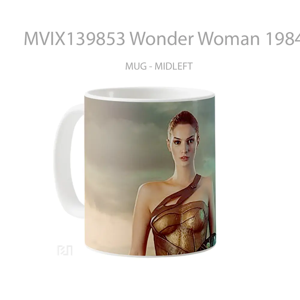 Mug Wonder Woman 1984 Cosplay Gelas Superhero - All-side / Desain