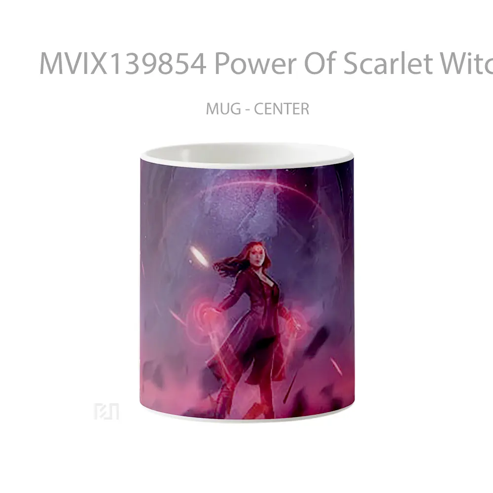 Mug Power Of Scarlet Witch Gelas Superhero