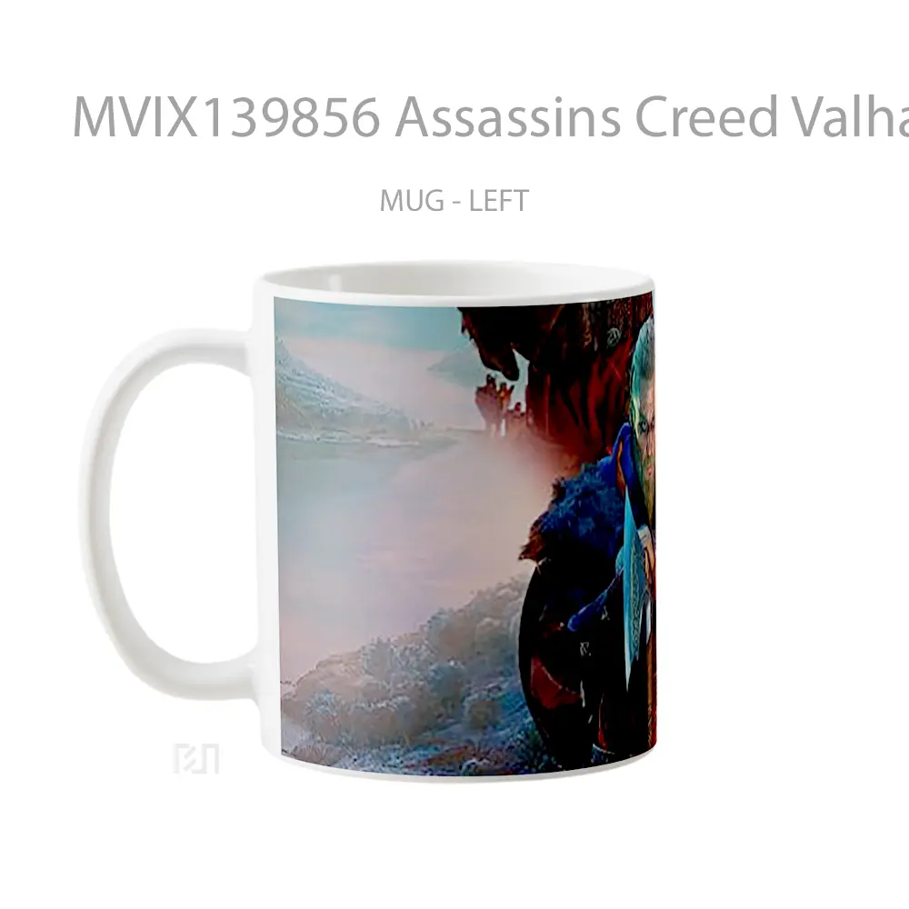 Mug Assassins Creed Valhalla Ps5 2021 Cangkir Gamer - All-side / Desain