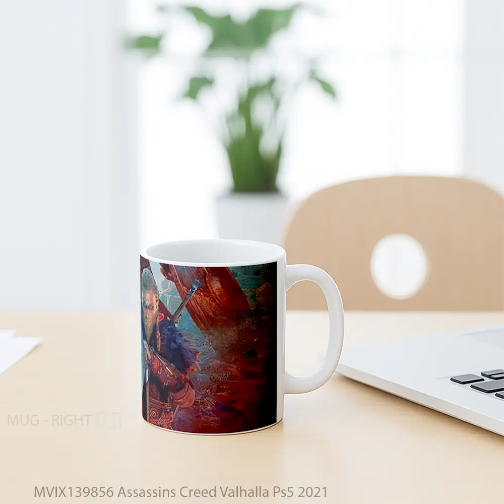 Mug Assassins Creed Valhalla Ps5 2021 Cangkir Gamer - All-side / Desain