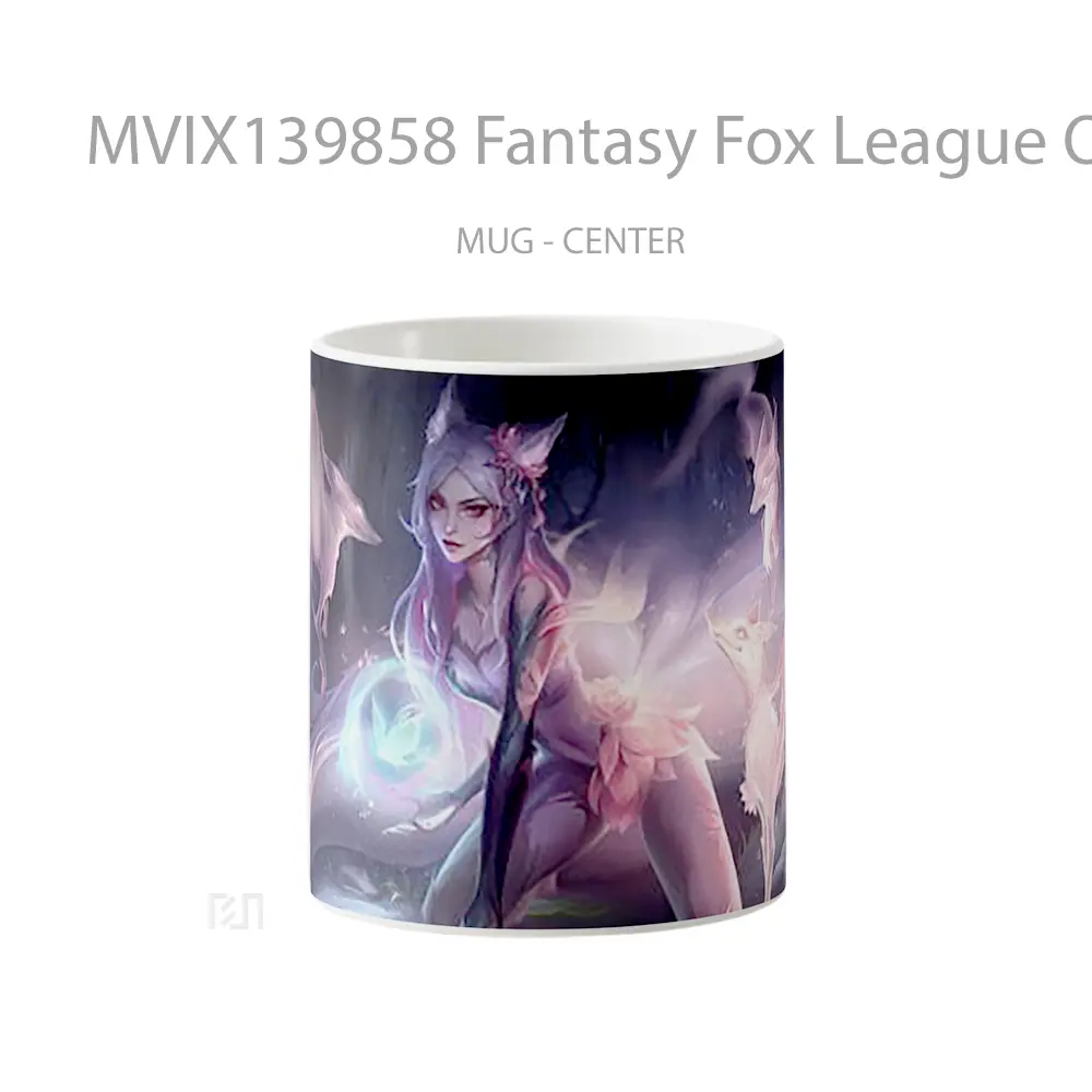 Mug Fantasy Fox League Of Legends Cangkir Gamer