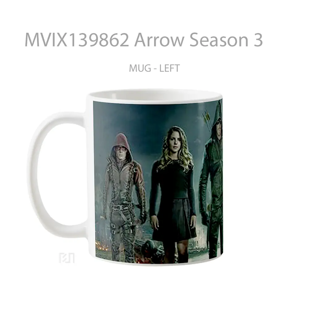 Mug Arrow Season 3 Gelas Keramik Unik - All-side / Desain