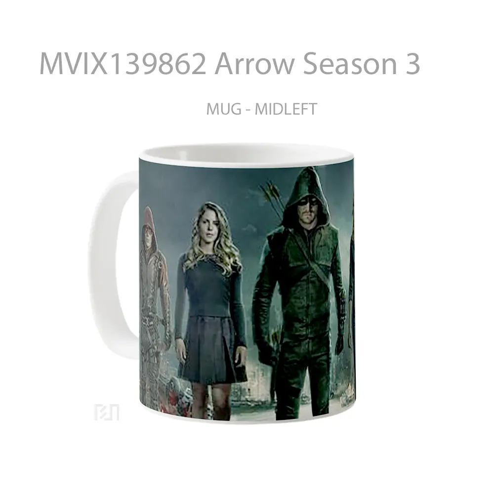 Mug Arrow Season 3 Gelas Keramik Unik - All-side / Desain